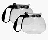Mr. Coffee ND13-2PK 12 Cup Carafe, Black, 2 Pack