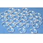 30 Sterling Silver Split Rings Charm Bead Parts 7.5mm