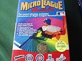 Micro League Baseball Commodore 64 128 Atari Game