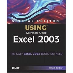 Using Microsoft Excel 2003: Special Edition (Special Edition Using)