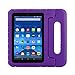 AVAWO Kids Case for Fire 7 2017 - Light Weight Shock Proof Handle Kid-Proof Case for Fire 7 inch Display Tablet (2015 & 2017 Release), Purple