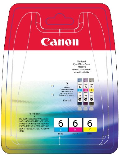 Canon Original Ink Multi-Pack BCI-6C, 6M, 6Y