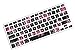 DHZ Mysterious Rose Garden Keyboard Cover Silicone Skin for MacBook Air 13 and MacBook Pro 13