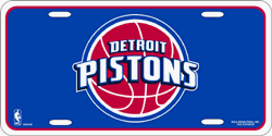 Detroit Pistons License Plate