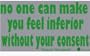 Consent Auto Glass Sticker