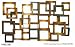 Modern Metal Wall Art Square Cube Designer Style