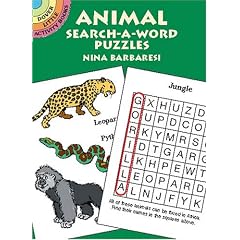 Animal Search-a-Word Puzzles (Activity Books, Mazes, Puzzies)