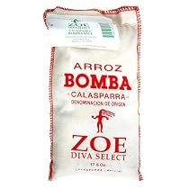 Zoe Brand Diva Select Bomba Rice, 17.5 Oz Bag (Pack of 2)