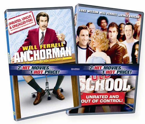  Anchorman: The Legend of Ron Burgundy & Old School [DVD] [2004] [Region 1] [US Import] [NTSC] cd cover