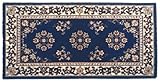 Minuteman MI-H-20 Oriental Hearth Rug - Rectangular - Blue - Blue