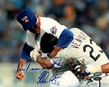 Nolan Ryan Signed 8x10 Fight Photo w/ Don't Mess With Texas - Ryan Holo - Autographed MLB Photos