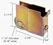 CRL Sliding Glass Door Roller with 1-1/4 Steel Wheel 3/4 Wide Housing for Mid-Continent Doors