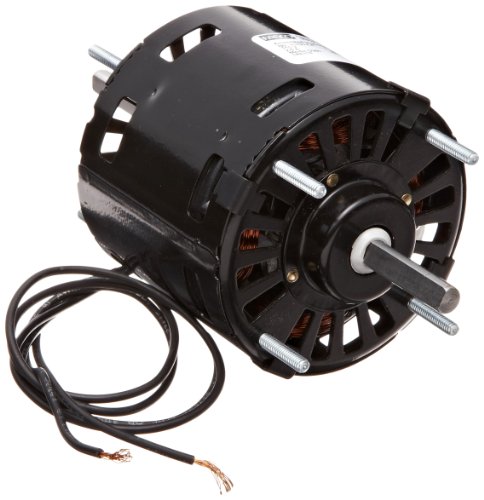 Fasco D365 3.3" Frame Open Ventilated Shaded Pole General Purpose Motor with Sleeve Bearing and Hub, 1/25HP, 1500rpm, 115V, 60Hz, 1.8 amps