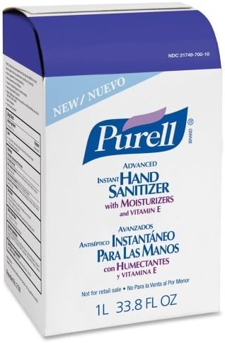 Wholesale CASE of 10 - GOJO PURELL Hand Sanitizer Refill-Hand Sanitizer Refill, For NXT Dispenser, 1L, Clear