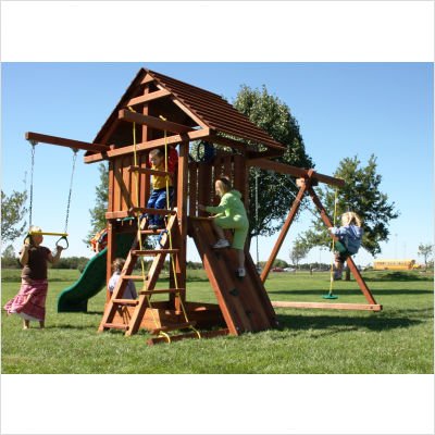 Redwood Circus 2 Swing Set