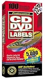 100 Professional CD/DVD Labels with 5000 Clip Art