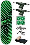 Baker Team Exlamation Green Complete Skateboard Deck New on Sale