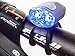 C3Sports Police Bike Light Blue/Blue Wig-Wag Flash - Mini Pursuit Daylight Visible