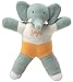 8 Babar with Yellow Shorts Yoga for Elephants Poseable Yoga Plush Doll