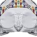 Blooming Jelly Women's Tropical Tribal Print One Piece Swimsuit Bathing Suit