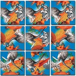 B Dazzle Australian Wildlife Scramble Squares 9 Piece Puzzle