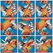 B Dazzle Australian Wildlife Scramble Squares 9 Piece Puzzle