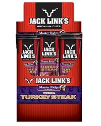 Jack Link's Turkey Steak, Original, 1-Ounce Packages (Pack of 24)