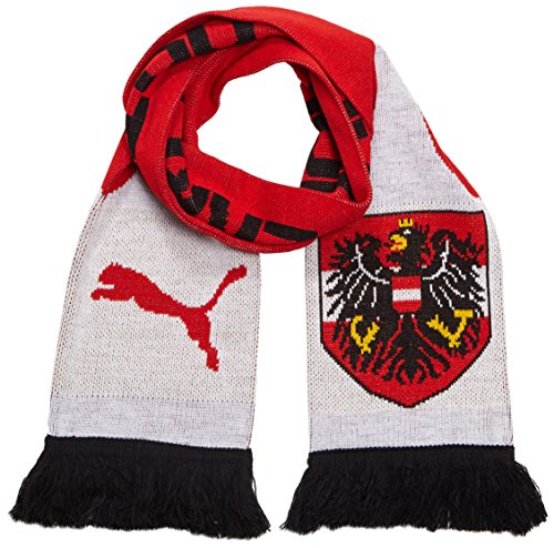 PUMA Schal ÖFB Fan Scarf, Red/White/Black, OSFA, 053054 01