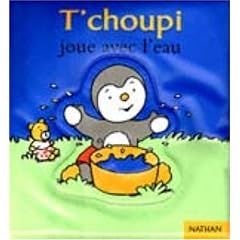 T'choupi joue avec l'eau