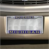 Michigan Wolverines Chrome License Plate Frame