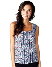 Per Una Scribble Spotted Burnout Camisole Blouse