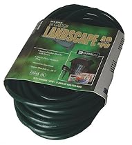 Coleman Cable 02356-05 40-Foot 16/3 Vinyl Landscape Outdoor Extension Cord, Green