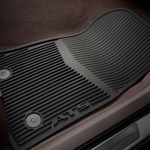 Info 20132014 Cadillac ATS Premium All Weather Floor Mats (Black) by Cadillac Nonmetrical