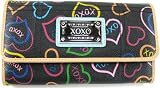 XOXO Madly in Love Large Wallet in Black / Multi