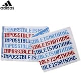 adidas（アディダス） サマースポーツ タオル WHT／コロンビアBL HR988 P63685の画像