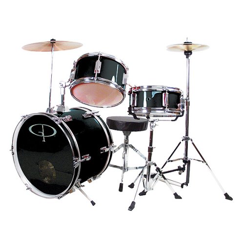 Buy GP Percussion 3-pc. Complete Junior Drum Set - Black online at Discounted New and Used prices. Delivered to your door with Off-The-Bookshelf.
