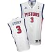 adidas Detroit Pistons Rodney Stuckey Replica Youth (sizes 8-20) Home Jersey