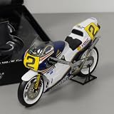 Diecast Model Honda NSR500 (Wayne Gardner - 1987) (1:12 scale by Minichamps) in White and Blue