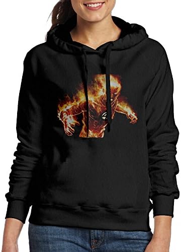 Jozie Women's Sweater Human Torch Size M Black