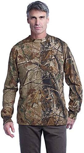 Russell Outdoors Men's Long Sleeve Explorer T-Shirt with Pocket, XL, Realtree