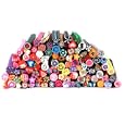 Bundle Monster 100 Pc 3d Designs Nail Art Nailart Manicure Fimo Canes Sticks Rods Stickers Gel Tips By Bundlemonster