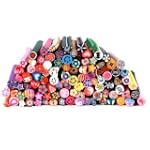 Bundle Monster 100 PC 3D Designs Nail Art Nailart Manicure Fimo Canes Sticks Rods Stickers Gel Tips $17.99