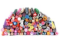 Bundle Monster 100 PC 3D Designs Nail Art Nailart Manicure Fimo Canes Sticks Rods Stickers Gel Tips
From BundleMonster
