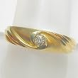 14K Yellow Gold Diamond Man's Ring