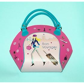 Bon Voyage Pink Novelty Handbag