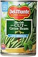 Del Monte Cut Green Beans, 50% Less Salt, 14.5-Ounce Cans (Pack of 12)