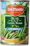 Del Monte Cut Green Beans, 50% Less Salt, 14.5-Ounce Cans (Pack of 12)