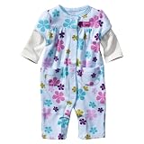 Newborn Girls' JUST ONE YOU Made by Carters ® Light Blue Floral Jumpsuit 6M