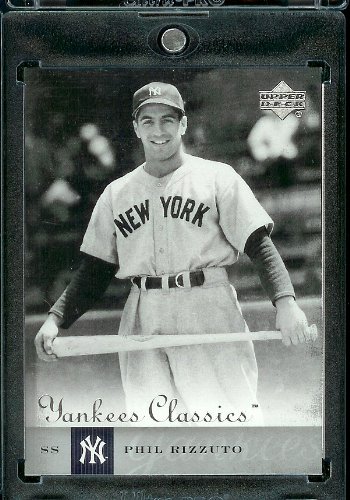 2004 Upper Deck Yankees Classics # 52 Phil Rizzuto New York Yankees Baseball Card - Mint Condition - Shipped In Protective ScrewDown Display Case!