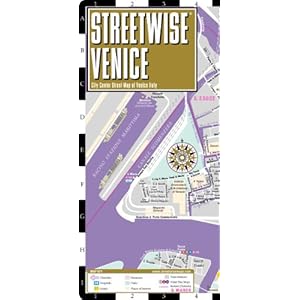 Streetwise Venice Map - Laminated City Center Street Map of Venice, Italy